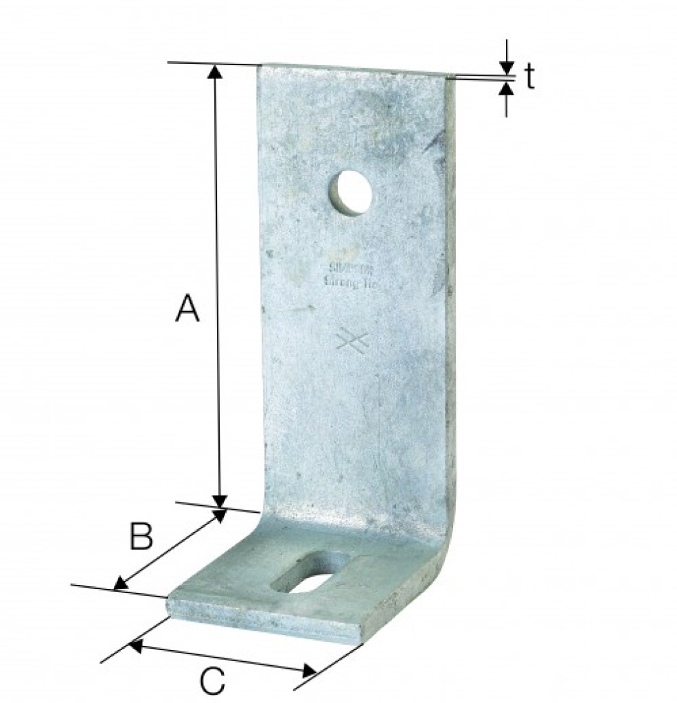 Betonwinkel  P  150x75x8x60d14 ABL15014G